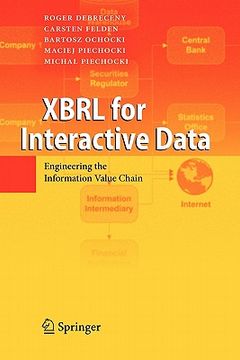portada xbrl for interactive data: engineering the information value chain (en Inglés)