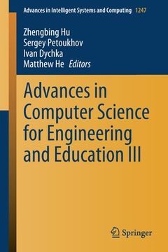 portada Advances in Computer Science for Engineering and Education III (en Inglés)