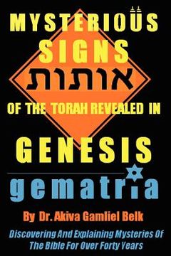 portada mysterious signs of the torah revealed in genesis (in English)