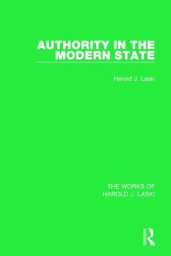 portada Authority in the Modern State (Works of Harold J. Laski) (en Inglés)