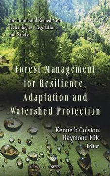 portada forest management for resilience, adaptation and watershed protection