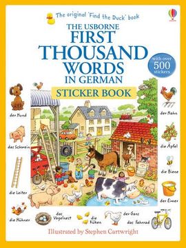 portada First Thousand Words in German Sticker Book (First Thousand Words Sticker)