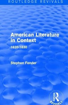 portada American Literature in Context: 1620-1830 (in English)
