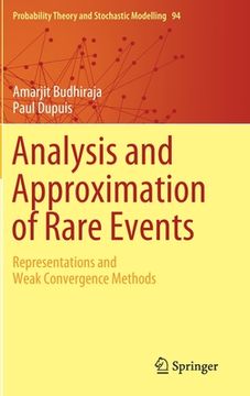 portada Analysis and Approximation of Rare Events: Representations and Weak Convergence Methods (en Inglés)