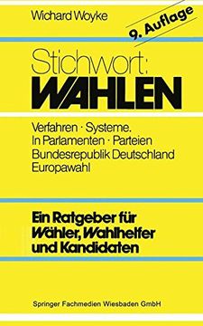 portada Stichwort: Verfahren Systeme in Parlamenten Parteien Bundesrepublik Deutschland Europawahl (German Edition)