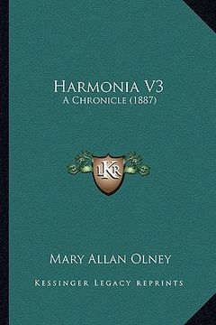 portada harmonia v3: a chronicle (1887) (in English)