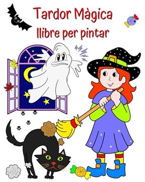 portada Tardor Màgica, llibre per pintar: Personatges simpàtics i il-lustracions de tardor que els encantaran als nens! (en Catalá)