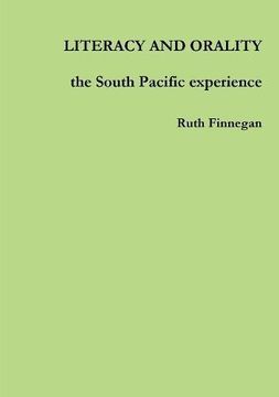 portada LITERACY AND ORALITY the South Pacific experience