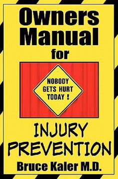 portada owners manual for injury prevention (in English)