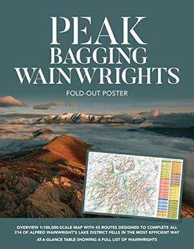 portada Peak Bagging: Wainwrights Fold-Out Poster (en Inglés)