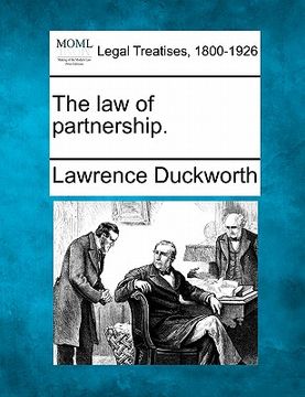 portada the law of partnership. (in English)
