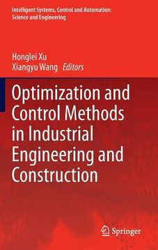 portada Optimization and Control Methods in Industrial Engineering and Construction (en Inglés)