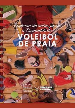 portada Caderno de Notas Para O Treinador de Voleibol de Praia (en Portugués)