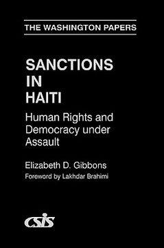 portada sanctions in haiti: human rights and democracy under assault (en Inglés)