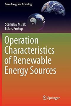 portada Operation Characteristics of Renewable Energy Sources (Green Energy and Technology) (en Inglés)