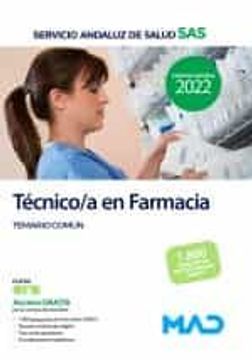 portada Tecnico/A en Farmacia del Servicio Andaluz de Salud. Temario Comun (2ª Ed. )