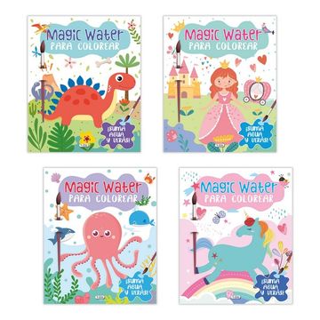 portada Magic water grande - para colorear (Imagen referencial- válido para un libro) (en Inglés)