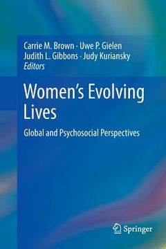 portada Women's Evolving Lives: Global and Psychosocial Perspectives (en Inglés)
