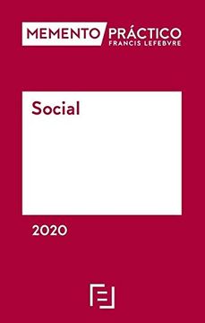 portada Memento Social 2020 (in Spanish)