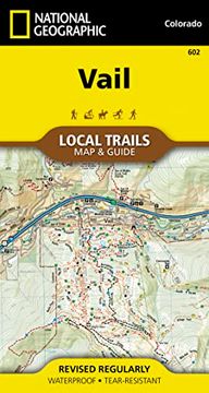 portada Vail map [Local Trails] (National Geographic Trails Illustrated Map, 602) (en Inglés)