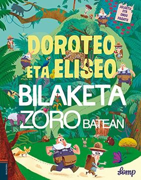 portada Doroteo eta Eliseo Bilaketa Zoro Batean (en Euskera)