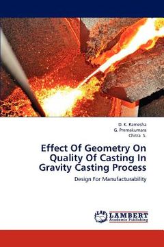 portada effect of geometry on quality of casting in gravity casting process (en Inglés)
