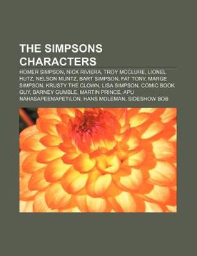 portada the simpsons characters: homer simpson, nick riviera, troy mcclure, lionel hutz, nelson muntz, bart simpson, fat tony, marge simpson