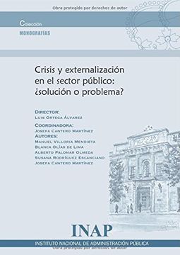 portada Crisis y Externalización en el Sector Público
