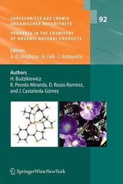 portada fortschritte der chemie organischer naturstoffe / progress in the chemistry of organic natural products, vol. 92 (en Inglés)