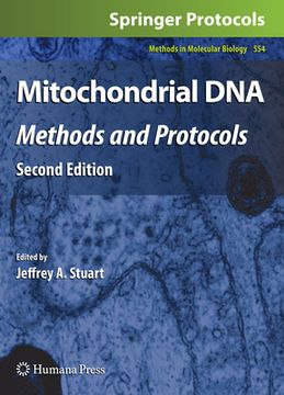portada Mitochondrial DNA: Methods and Protocols (en Inglés)