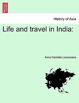 portada life and travel in india (en Inglés)