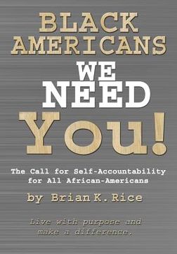 portada black americans, we need you. (en Inglés)