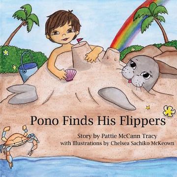 portada Pono Finds His Flippers (en Inglés)