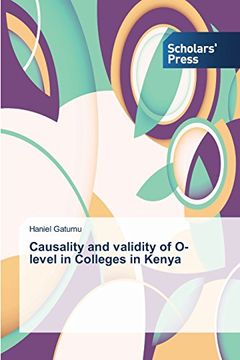 portada Causality and Validity of O-Level in Colleges in Kenya