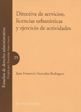 portada Directiva de servicios, licencias urbanísticas y ejercicio de actividades