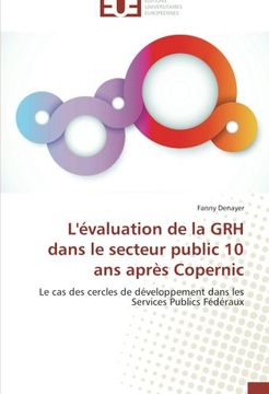 portada L'Evaluation de La Grh Dans Le Secteur Public 10 ANS Apres Copernic