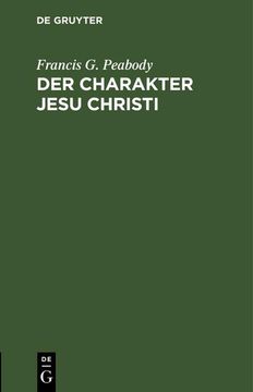 portada Der Charakter Jesu Christi (en Alemán)