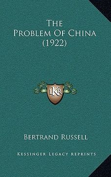 portada the problem of china (1922) (en Inglés)