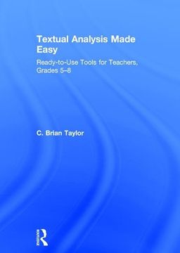 portada Textual Analysis Made Easy: Ready-To-Use Tools for Teachers, Grades 5-8