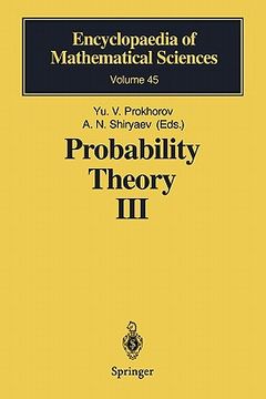 portada probability theory iii: stochastic calculus (en Inglés)