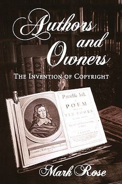 portada authors and owners: the invention of copyright