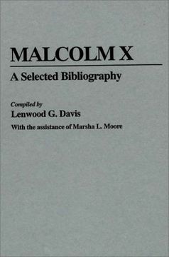 portada malcolm x: a selected bibliography (en Inglés)