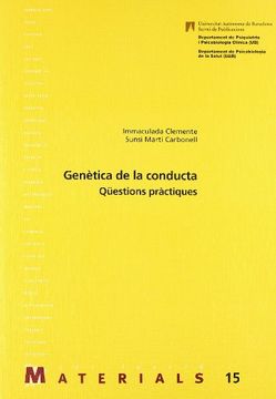Genètica de la conducta: Qüestions pràctiques (Materials) (en Catalán)
