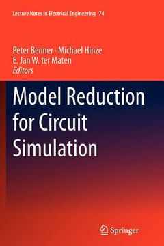 portada model reduction for circuit simulation (en Inglés)