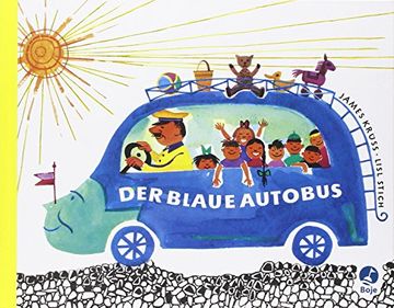 portada Der blaue Autobus: Ein lustiges Bilderbuch vom blauen Autobus und dem schwarzen Ottokar (in German)