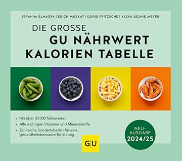portada Die Große gu Nährwert-Kalorien-Tabelle 2024/25 (gu Tabellenwerk Gesundheit)