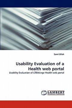 portada usability evaluation of a health web portal (en Inglés)