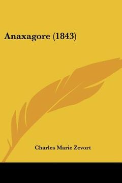 portada anaxagore (1843) (in English)