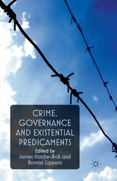 portada Crime, Governance and Existential Predicaments (en Inglés)