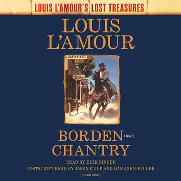 portada Borden Chantry (Louis L'Amour'S Lost Treasures): A Novel (Audiolibro) (in English)